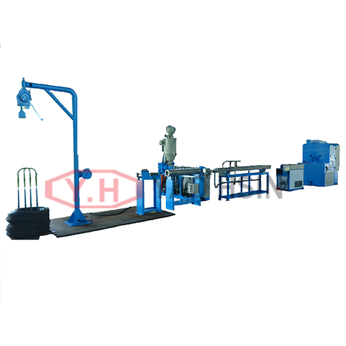 PVC、PE、PA cover Iron wire extrusion equipment