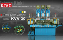 Three Color Vertical Injection Molding Machine