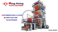 Kung-Hsing's Customized Multi-layer Blown Film Line Co-extruder