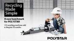 A new benchmark for POLYSTAR – 175 recycling machines sold in the past 18 months