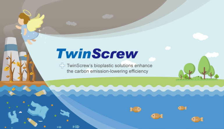 TwinScrew’s Bioplastic Solutions Enhance the Carbon Emission-lowering Efficiency