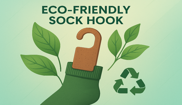 Traceless & C&A Bring Plastic-Free Sock Hooks to Hamburg Stores