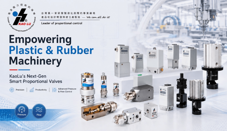 Empowering Plastic & Rubber Machinery: KaoLu’s Next-Gen Smart Proportional Valves