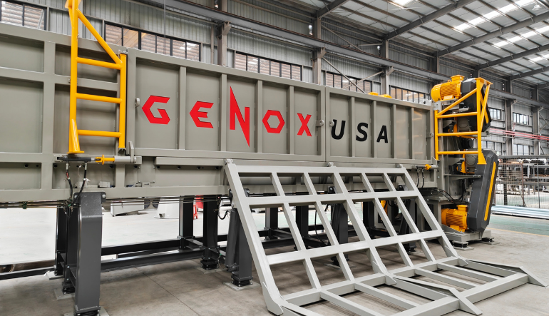 GENOX Launches J1400 Pipe Shredder, Conquering the Challenge of Large Diameter Pipe Recycling