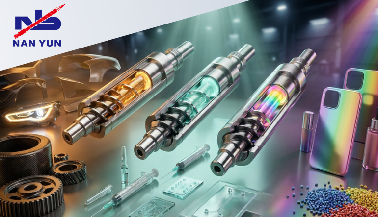 High-Performance Injection Molding Screws and Barrels Meeting the Needs of Automotive, Medical, and Consumer Goods Manufacturing