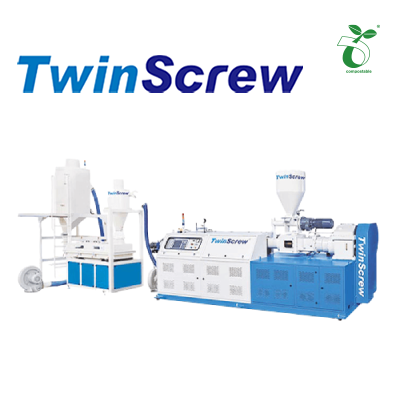 Twin Screw PVC / PBAT / PBS Pelletizing Machine