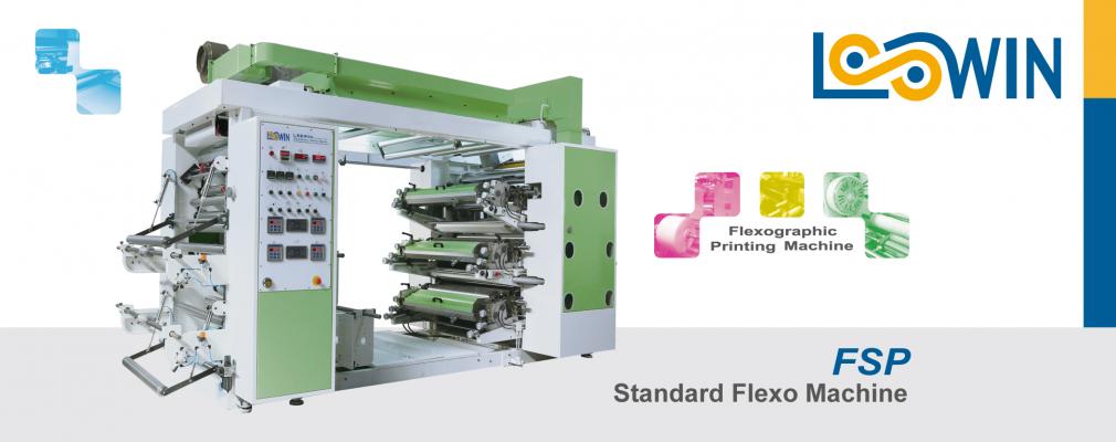 Chamber Dr. Blade Flexographic Printing Machine
