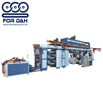Flexographic High Speed Roll to Roll 8~12 Color Printing Machine with 2 Printing Stack and 4 Drying Oven (Direct Printing)