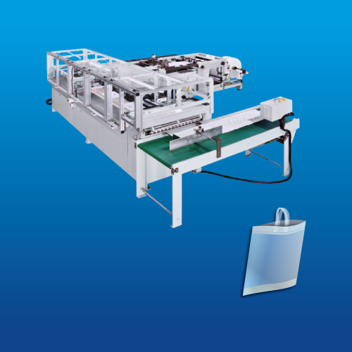 Fully Automatic Bottom-Sealed Loop Handle Bag Making Machine With 3 Servo Motors LY-800BL