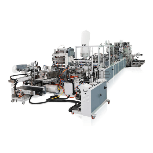 High Speed Twin Lines Sheet Protector Making Machine With Auto Packing Line