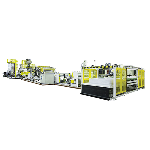 Three Layer Co-Extrusion Abs Sheet Extrusion Line