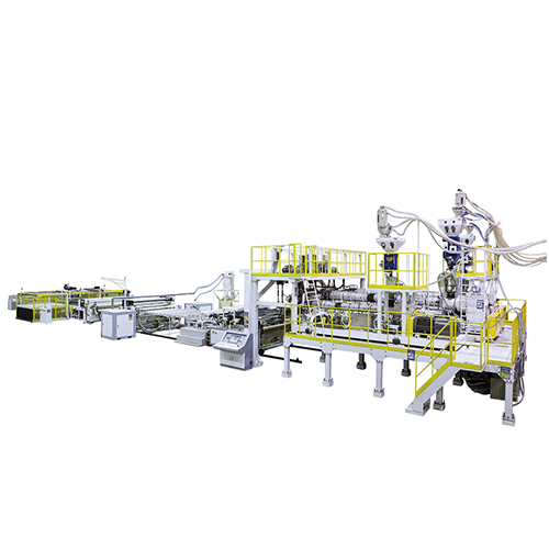 PMMA / ABS / PET Three Layer Co-Extrusion Sheet Making Machine