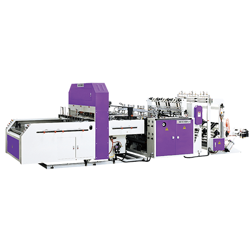 BJABP+AS3-Triple-Lane Fully Automatic Servo-Control High Speed T-Shirt Bag Machine