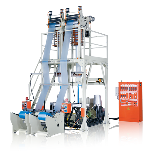 Twin Head HDPE Plastic Inflation Machine KMH-T Series