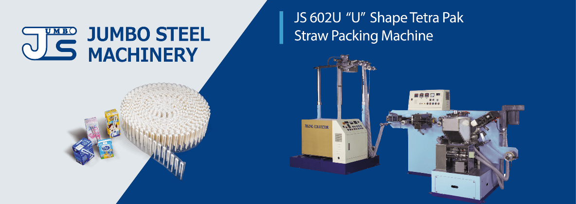 JS 602U “U”  Shape Tetra Pak Straw Packing Machine