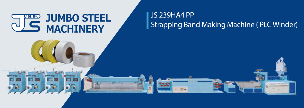 JS 239HA4 PP Strapping Band Making Machine ( PLC Winder)