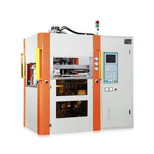 Vertical 4 station Core-rotate Injection Molding Machine