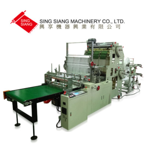 Servo Motor Driven Double Layer Six Line Bag Making Machine