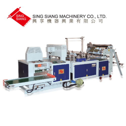 3-Folded T-shirt Style Garbage Bag Making Machine & Folding Machine