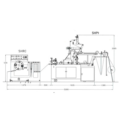 Servo Motor Driven Perforating Bag Making Machine with Automatic Rewinding Module - Four Fold 1