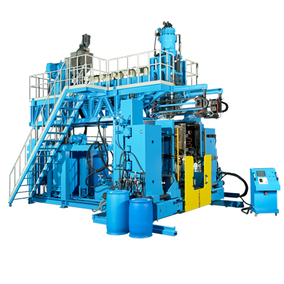 Double L-Ring Drum Blow Molding Machine