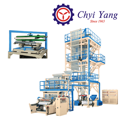 3-Layer Co-Extrusion Blown Film Machine