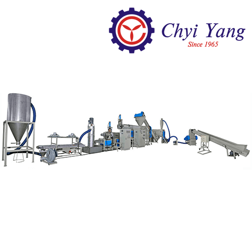 Waste Plastic Recycling & Pelletizing Machine (Die Cut Type)