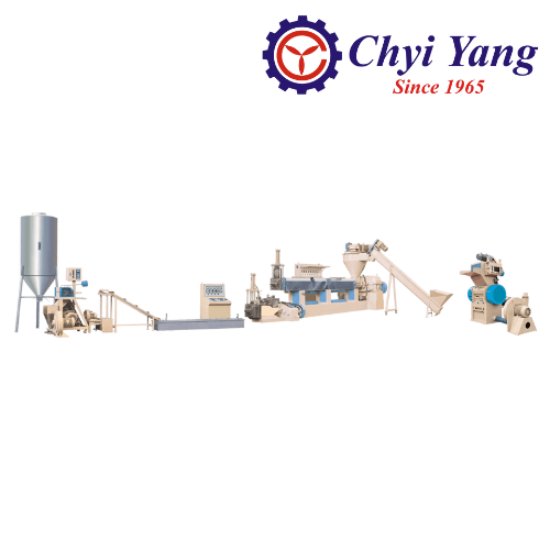 WASTE PLASTIC RECLAMATION & PELLET REGENERATING MACHINE (SPAGHETTI TYPE)