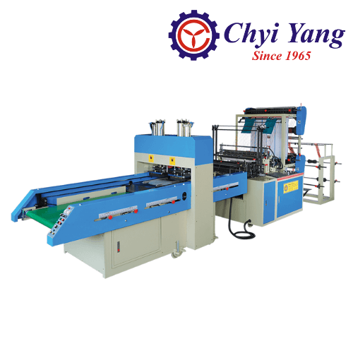 2-LINE HEAT SEALING T-SHIRT BAG MAKING MACHINE