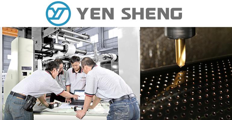 YEN-SHENG Extrusion Coating Lamination Machine & Air Bubble Film Machine & Honeycomb Board Machine MORE THAN YOU THINK