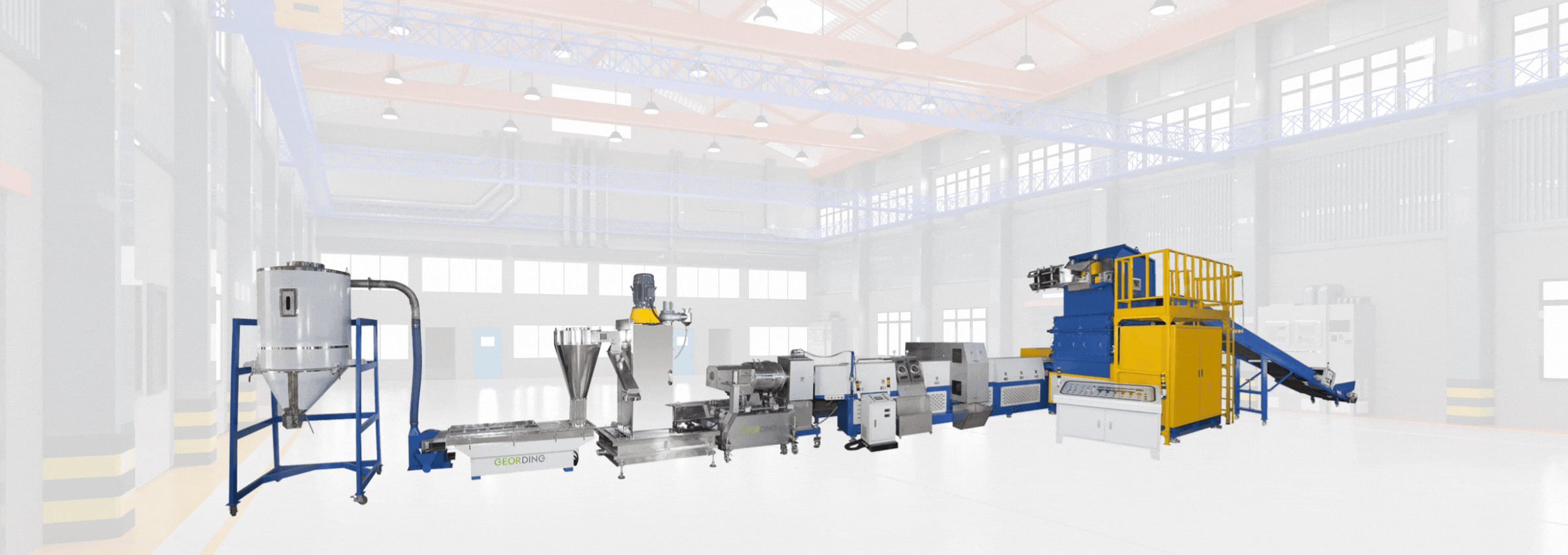 Shredder Integrated Recycling Machine