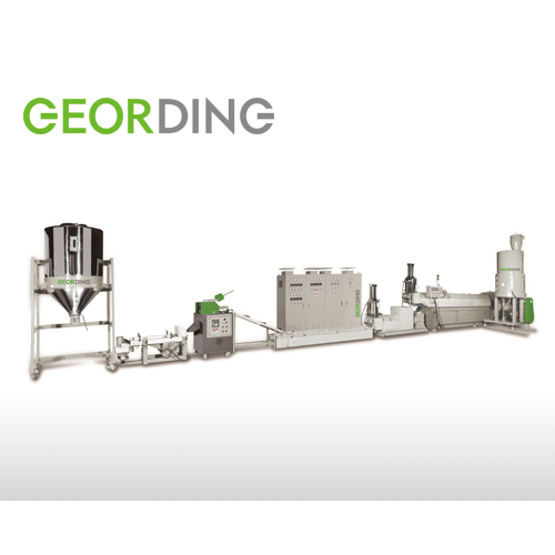 Force Feeding Two Stages Spaghetti Cutting Recycling & Pelletizing Machine