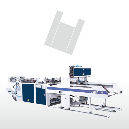Fully Automatic High Speed 2 Lines T-shirt Bag Making Machine-ST-88/ST-88-500
