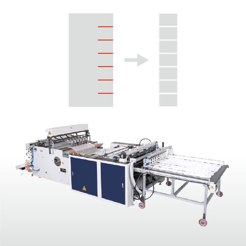 Fully Automatic Bottom Seal Bag Making Machine with Hot Slitting System-SE-40S/50S