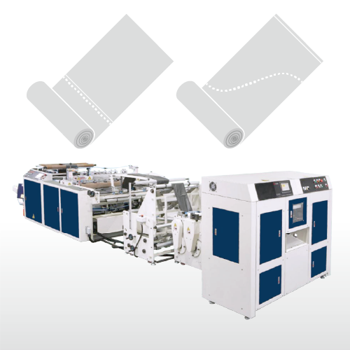 Fully Automatic High Speed Bottom Seal & Star Seal Bag on roll Making Machine (Perforation Bag & S Shape Bag)/ SOSR-1000-R