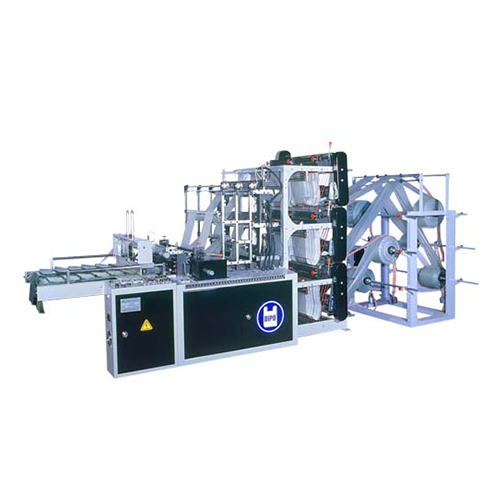 3 or 4 Layer High Speed Flat Bag T-Shirt Bag Making Machine-KDC-series