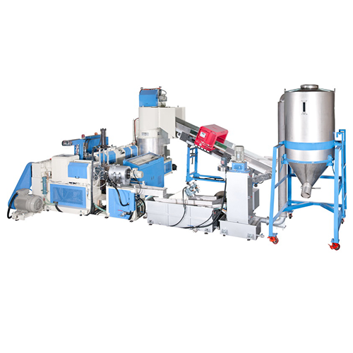 TWO STAGE 3-IN-1 SHREDDER INTEGRATED DIE FACE CUTTING PLASTIC RECYCLING & PELLETIZING MACHINE