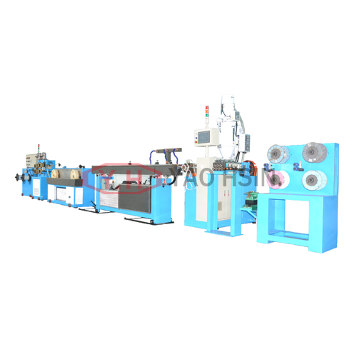 The extrusion line for the nasal line of mask