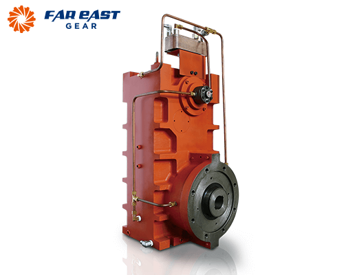 4-axis single screw extruder gear box vertical