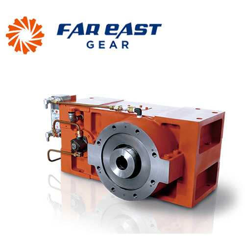 3-axis single screw extruded gear box