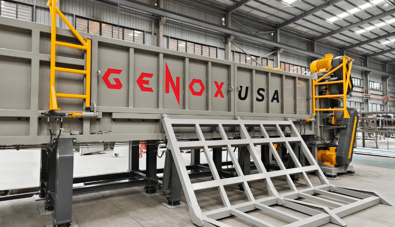 GENOX Launches J1400 Pipe Shredder, Conquering the Challenge of Large Diameter Pipe Recycling