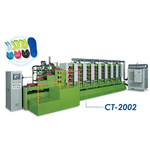 Auto EVA Molding Press (Rotation of Heating & Cooling) - CT-2002