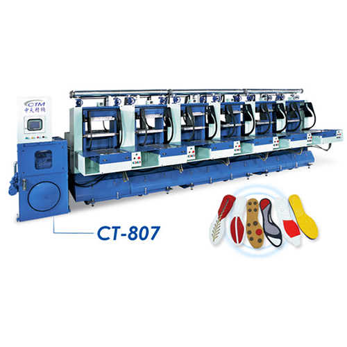 Semi Auto Rubber Outsole Molding Press - CT-807