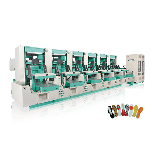 High Efficiency Double Cylinder Auto Rubber Sole Molding Press - CT-720