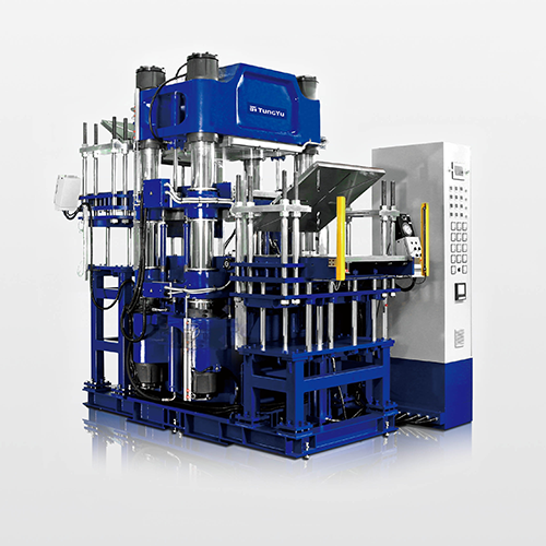 Double Decks Shuttle Type Compression Molding Machine