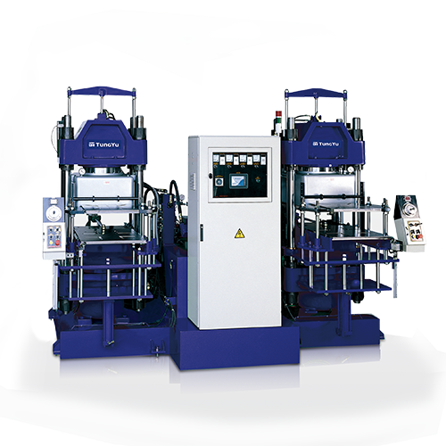 2-Layer Mold Vacuum Compression Molding Machine