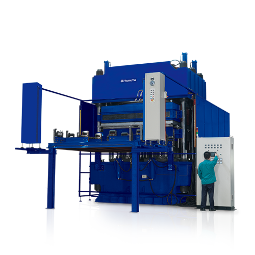 Heavy Duty with Multi-ram Design Compression Molding Machine