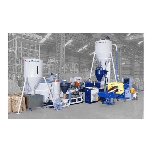 KS-DX SERIES PLASTIC PELLET RECYCLING MACHINE WITH ONE STAGE DIE FACE CUTTER WATER COOLING