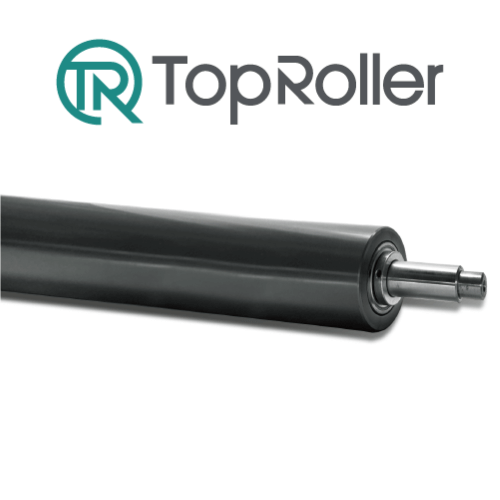 Combined chrome-plated rod aluminum Roller