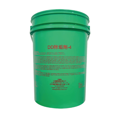Detergent for descale and oil